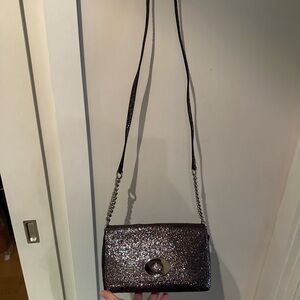 Coach Glittery Black Crossbody Bag